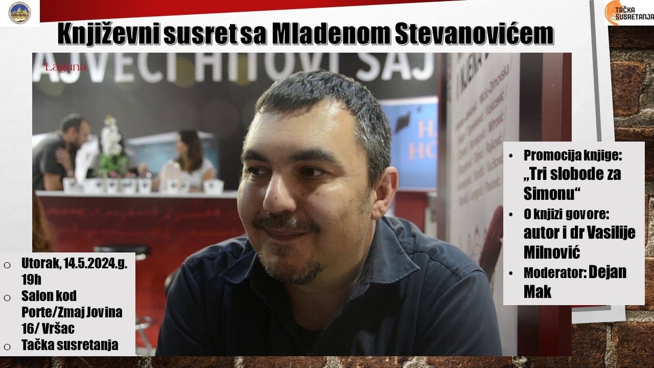 Književni susret sa Mladenom Stevanovićem